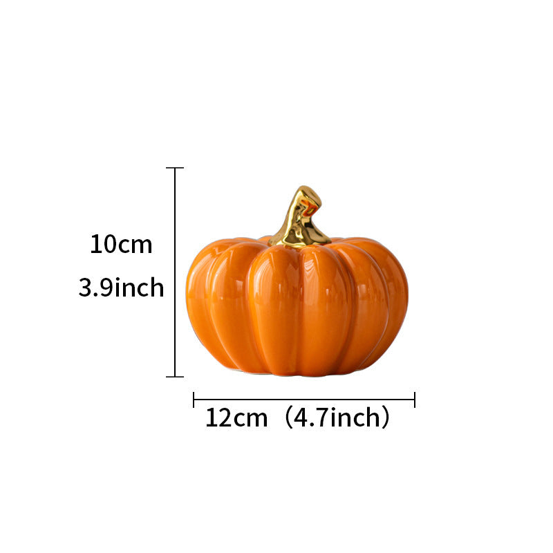 Modern Pumpkin Desktop Ornaments | Simple Fall Decor