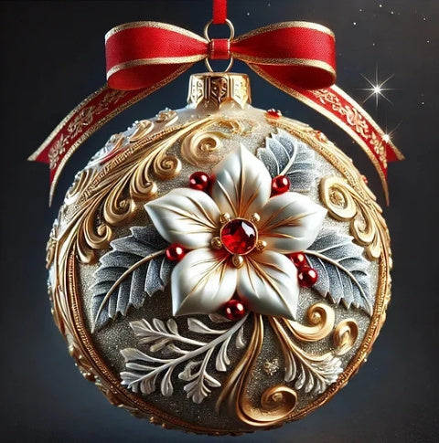 3D Fairy Tale Planet Christmas Ornament