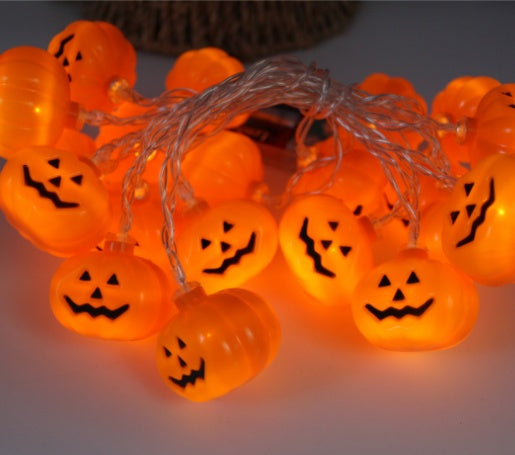 Spooktacular LED Pumpkin String Lights | Festive Decor