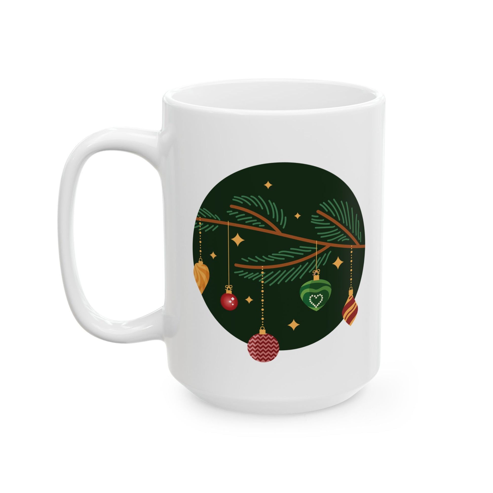 Holiday Cheer Ornament Mug | Festive Drinkware | Seasonal Mugs