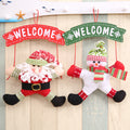 Cloth Garland Door Hanger | Festive Entryway Decor