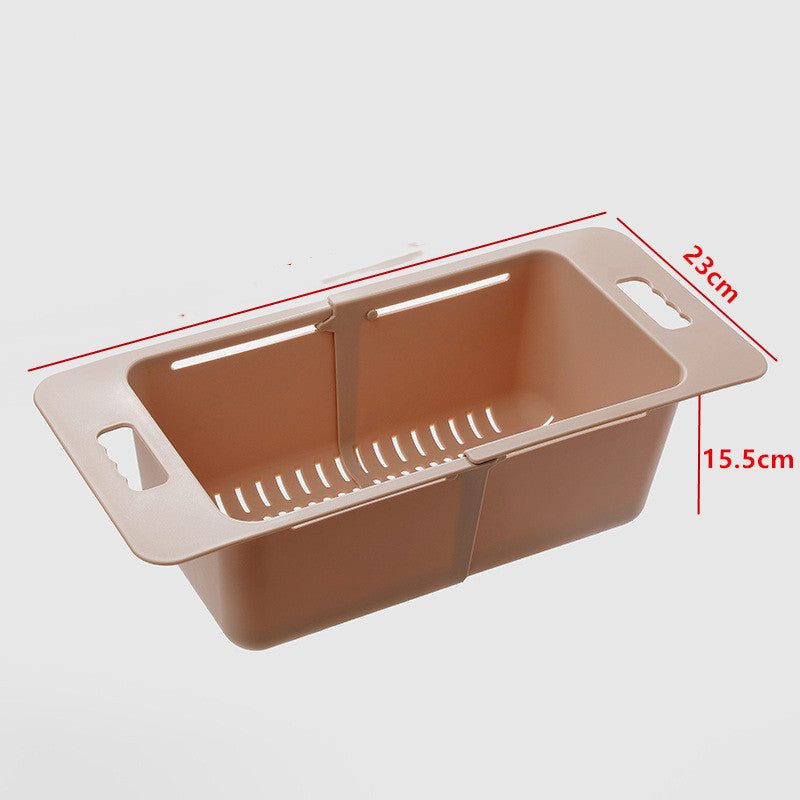 Retractable Kitchen Sink Drain Storage Rack | Space-Saving Organizer