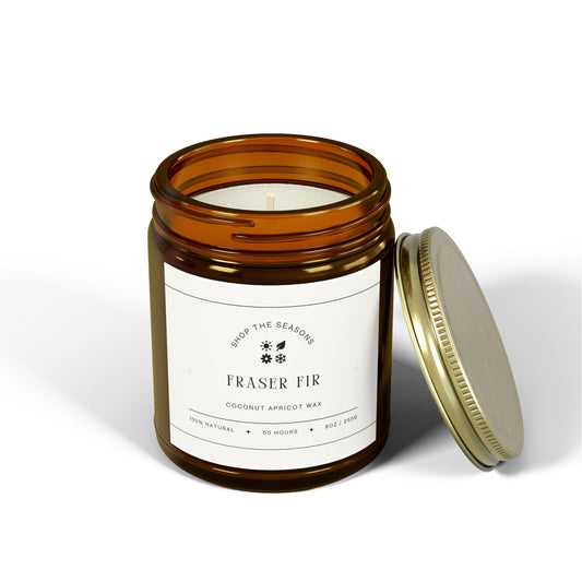 Fraser Fir Candle | Coconut Apricot Wax | 9oz, 50-Hour Burn