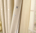 Star Print Perforated Curtain | Modern Design | Light Filtering