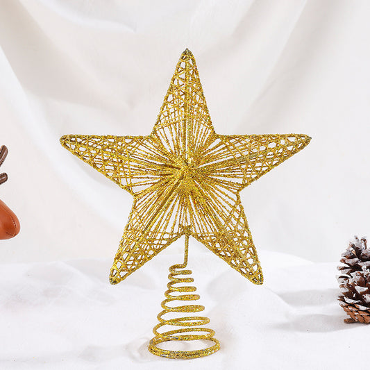 Christmas Tree Iron Five-pointed Star