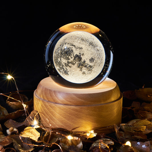 Enchanting Crystal Ball Moon Light | Magical & Elegant Home Decor