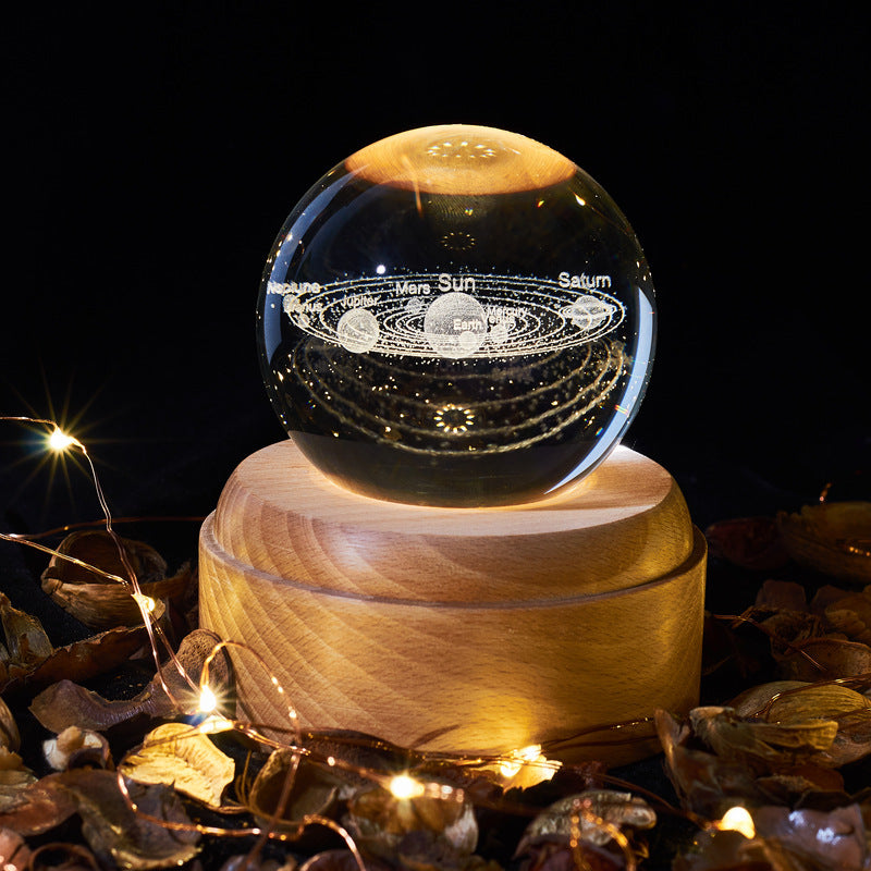 Enchanting Crystal Ball Moon Light | Magical & Elegant Home Decor