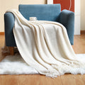 Grid Knitted Blankets | Stylish Comfort | Cozy Home Essentials