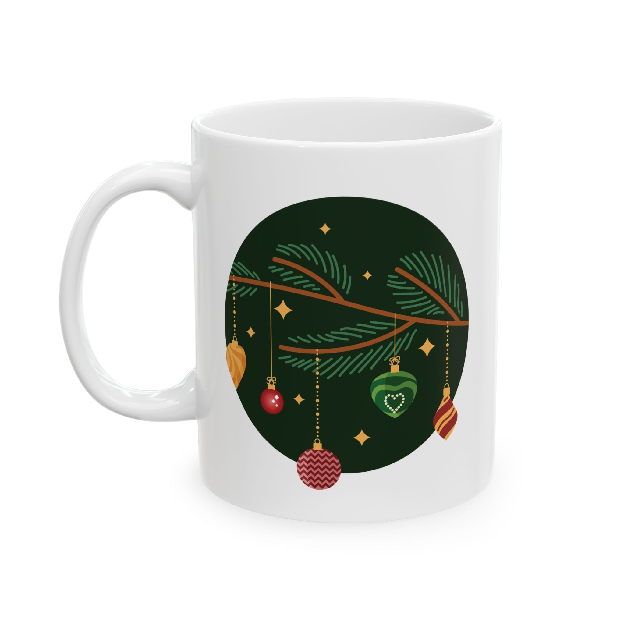 Holiday Cheer Ornament Mug | Festive Drinkware | Seasonal Mugs