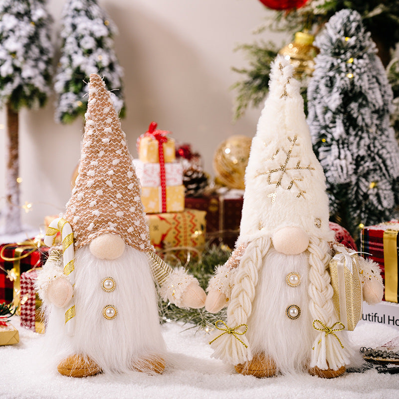 Charming Faceless Doll Ornament | Unique Holiday Decor