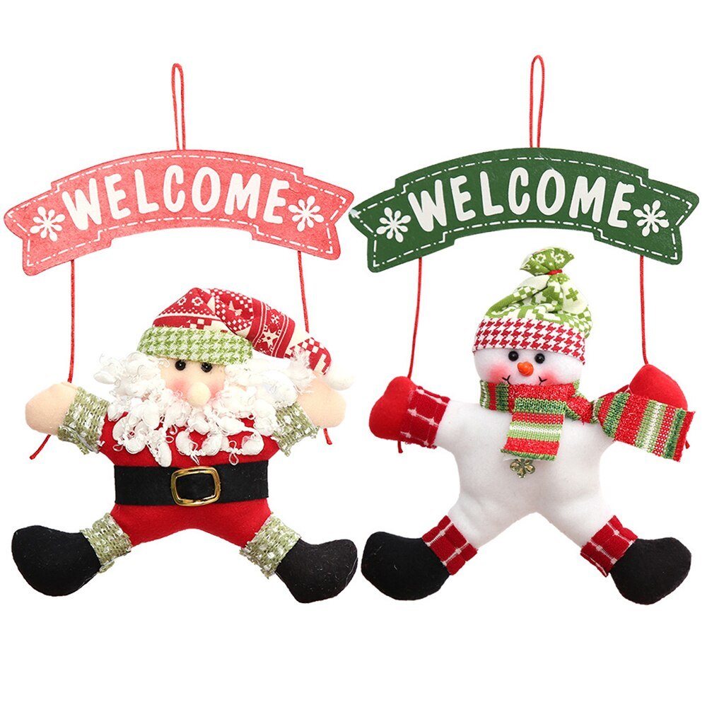 Cloth Garland Door Hanger | Festive Entryway Decor