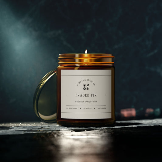 Fraser Fir Candle | Coconut Apricot Wax | 9oz, 50-Hour Burn