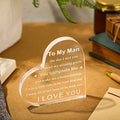 New Acrylic Transparent Heart Decorations | Elegant Home Accent