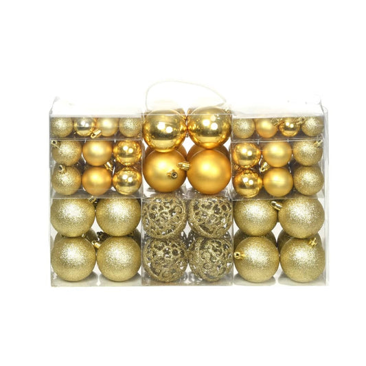 100 Piece Ball - Gold | Premium Decorative Ornaments

