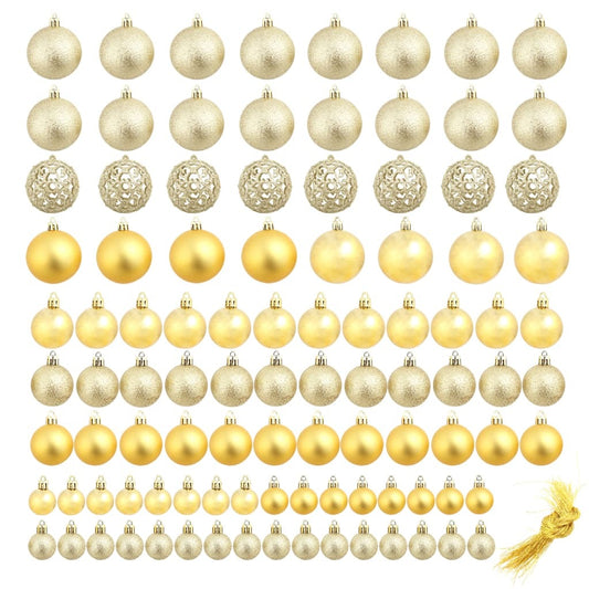 100 Piece Ball - Gold | Premium Decorative Ornaments

