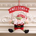 Cloth Garland Door Hanger | Festive Entryway Decor