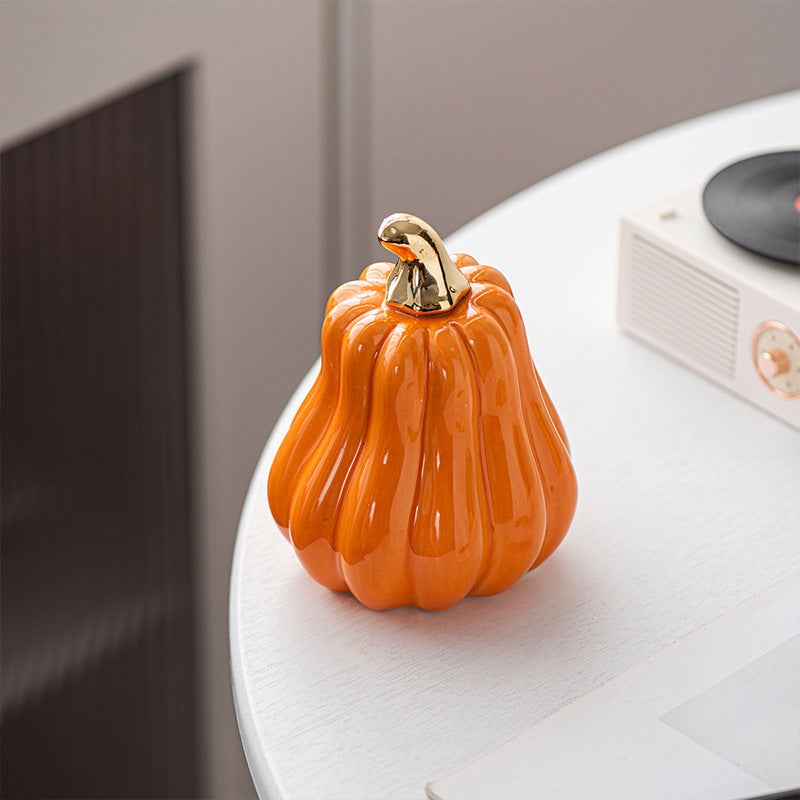 Modern Pumpkin Desktop Ornaments | Simple Fall Decor