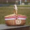 Japanese Style Wicker Craft Basket | Elegant Storage | Artisan Design