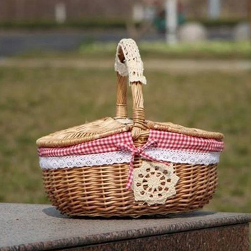 Japanese Style Wicker Craft Basket | Elegant Storage | Artisan Design