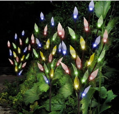 Solar Garden Branch Lamp | Elegant Outdoor Lighting | LED Decor