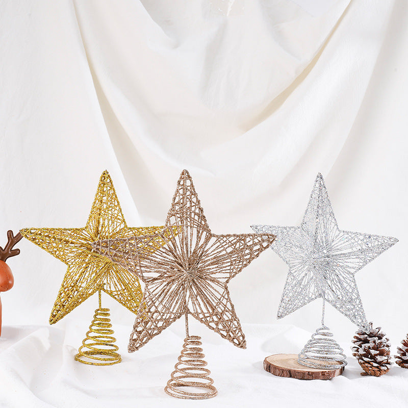 Christmas Tree Iron Five-pointed Star