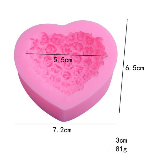 Love Rose Silicone Mould | Cake Decorating | Detailed Designs