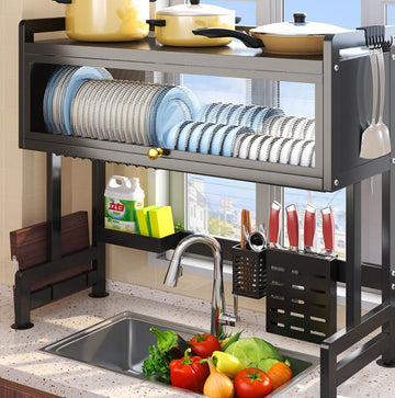 Kitchen Sink Storage Rack | Space-Saving Organizer | Tidy