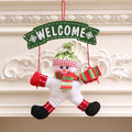 Cloth Garland Door Hanger | Festive Entryway Decor