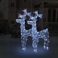 Illuminated Reindeer Set | Winter Wonderland Decor | Festive Lights