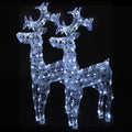 Illuminated Reindeer Set | Winter Wonderland Decor | Festive Lights