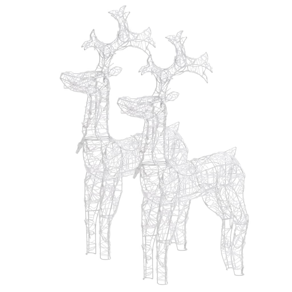 Illuminated Reindeer Set | Winter Wonderland Decor | Festive Lights