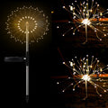 Ground Plug Solar Fireworks LED Light