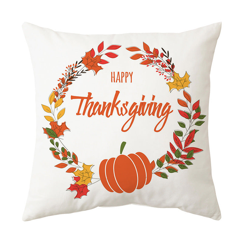 Happy Thanksgiving Sofa Cushion Pillowcase