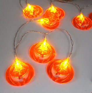 Spooktacular LED Pumpkin String Lights | Festive Decor