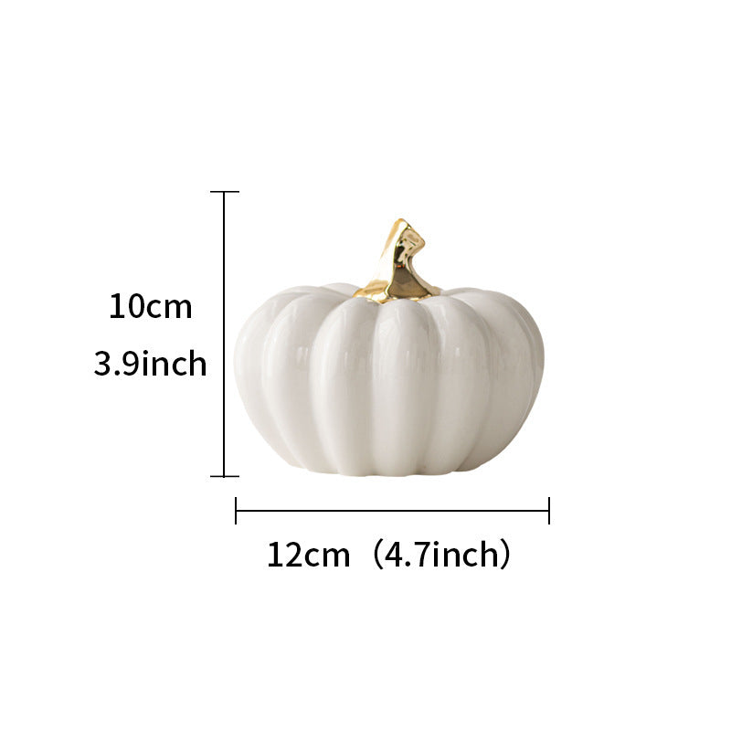 Modern Pumpkin Desktop Ornaments | Simple Fall Decor