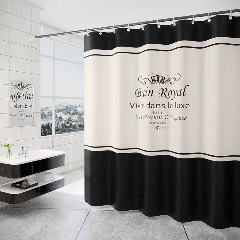 Waterproof Polyester Shower Curtain | Spring Design | Durable Decor