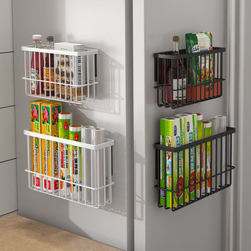 Magnetic Kitchen Storage Rack | Refrigerator Organizer | Space-Saving