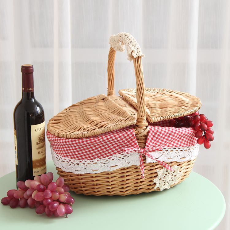 Japanese Style Wicker Craft Basket | Elegant Storage | Artisan Design