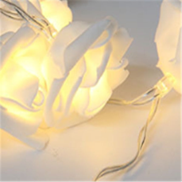 LED Rose Flower String Lights | Battery-Powered | Home Decor