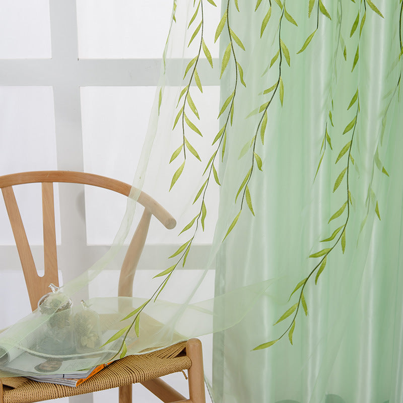 Exquisite Transparent Printed Curtains | Elegant Decor | Light Filtering