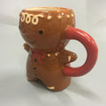 Gingerbread Man Ceramic Tea Mugs | Festive & Cozy Holiday Drinkware