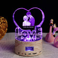 Personalized Crystal Photo Night Lamp | Custom & Elegant Gift