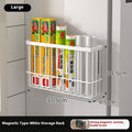 Magnetic Kitchen Storage Rack | Refrigerator Organizer | Space-Saving