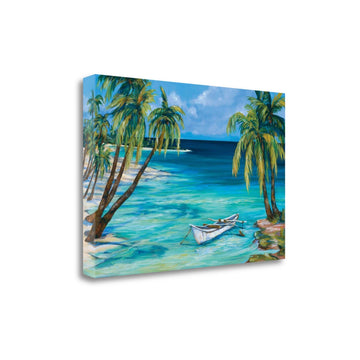 Tropical Beach Landscape Wall Art