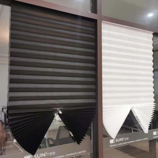 Self-Adhesive Pleated Blinds | Non-Woven Design | Easy Installation