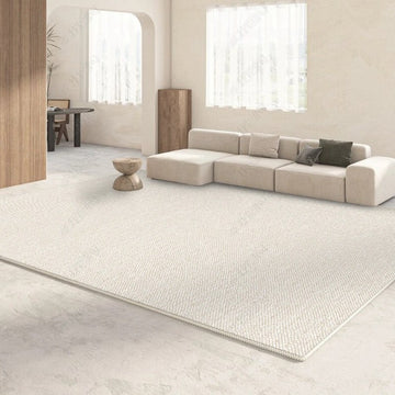 Modern Minimalist Striped Texture Plain Living Room Carpet