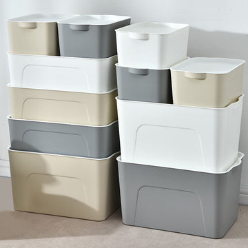 Plastic Organize Storage Bins With LIDS