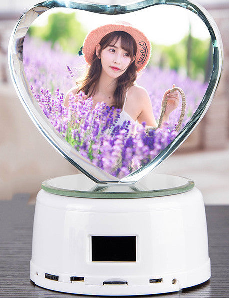 Personalized Crystal Photo Night Lamp | Custom & Elegant Gift