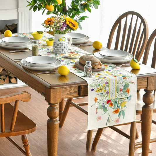 Spring Pattern Table Runner