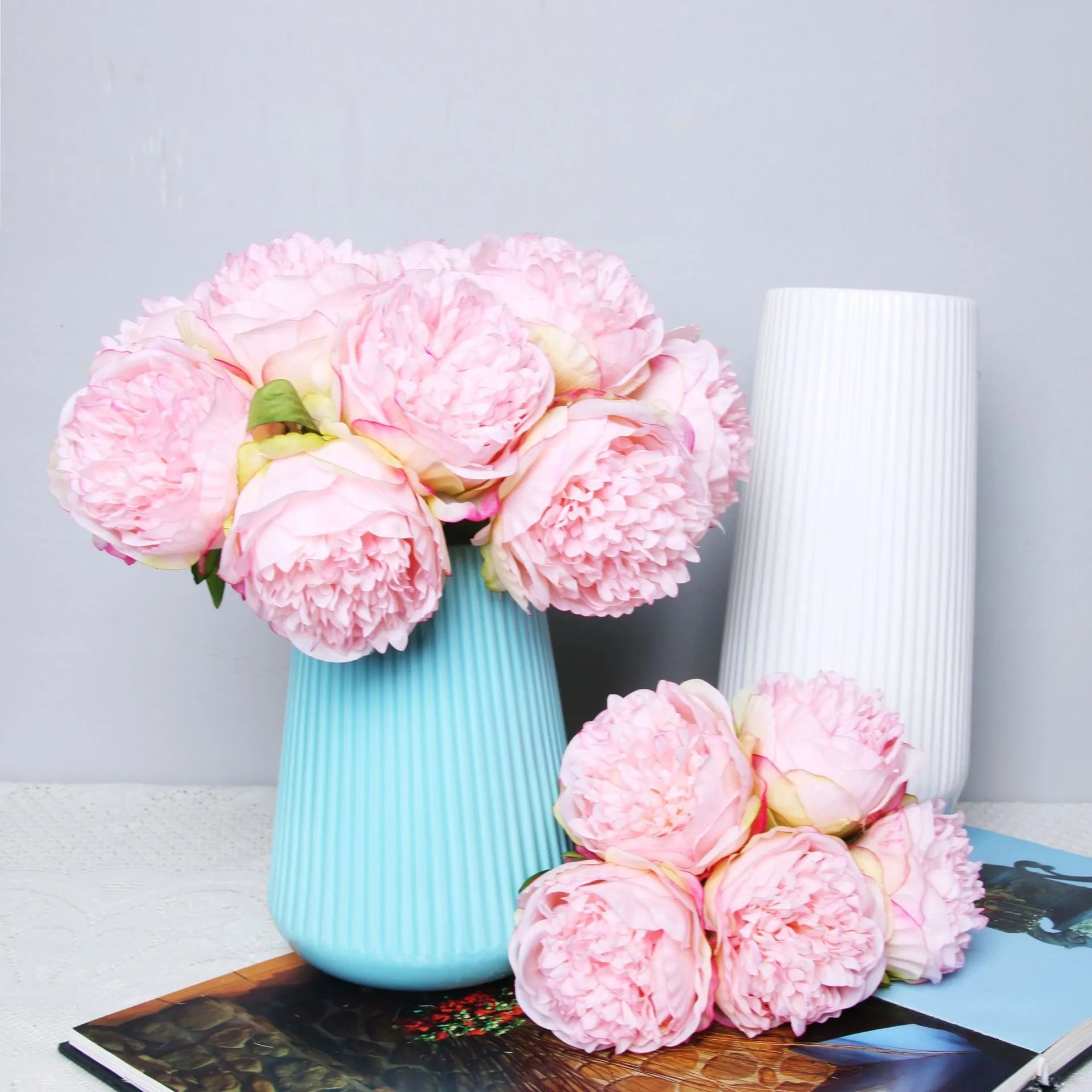 Artificial Flowers Bouquet | Realistic Blooms | Timeless Decor